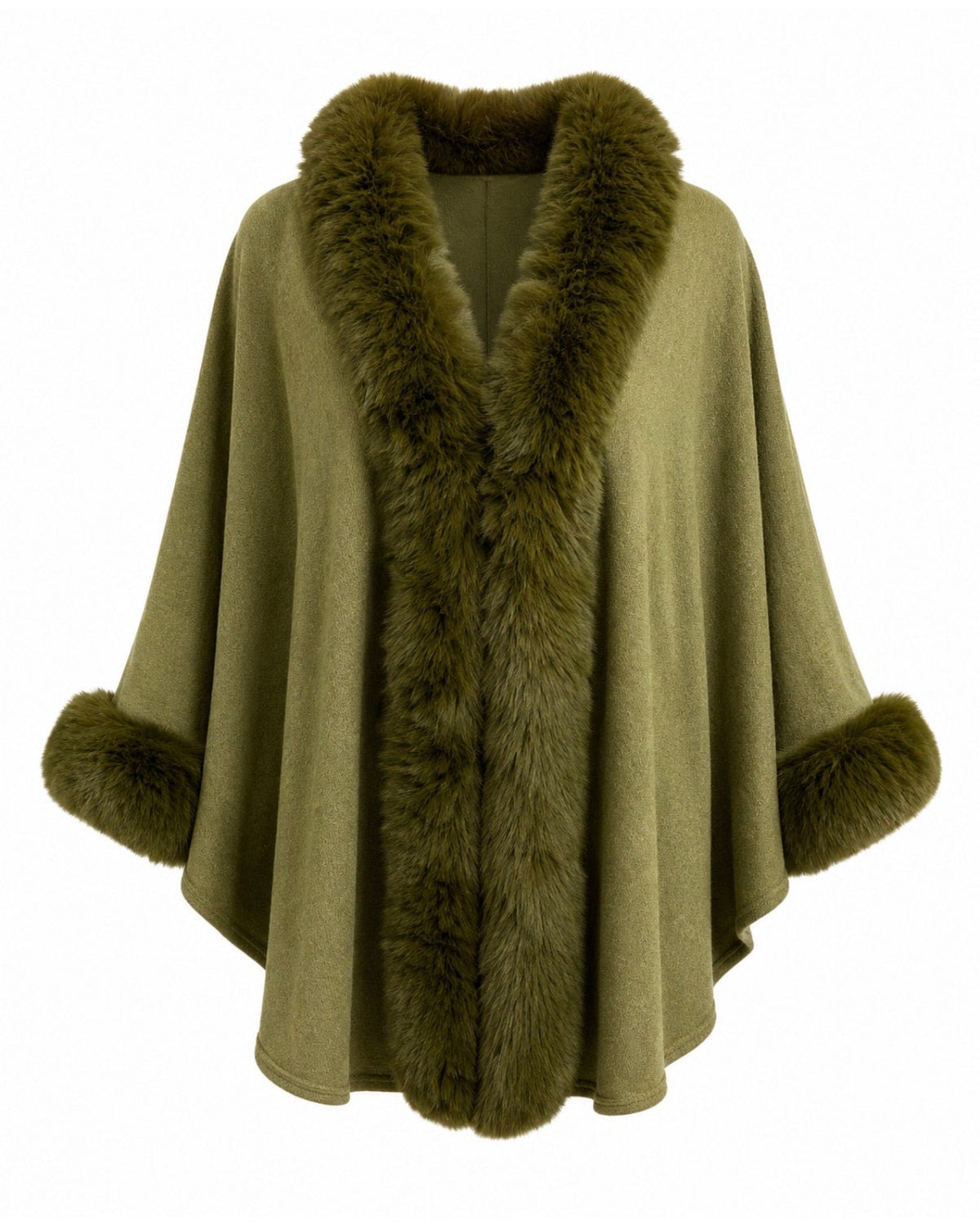 Faux Fur Cape