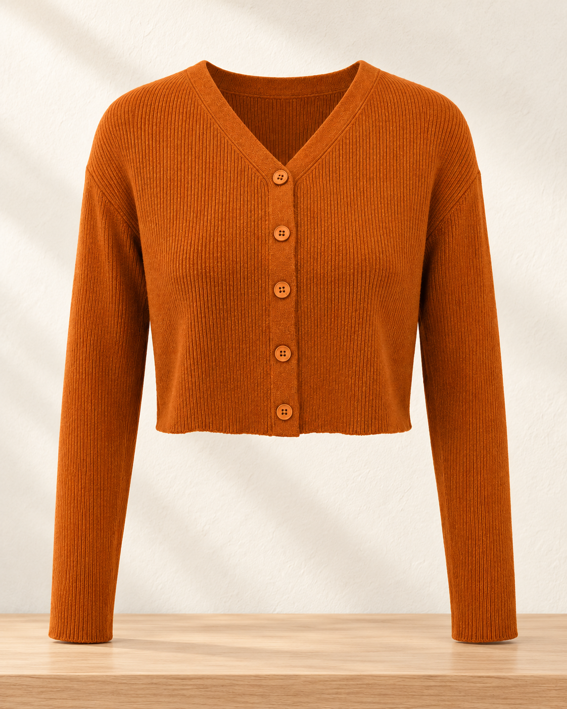 Core Knit Cardigan – tan product showcase