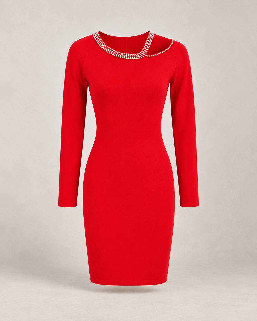 Crystal Collar Bodycon Dress – product showcase