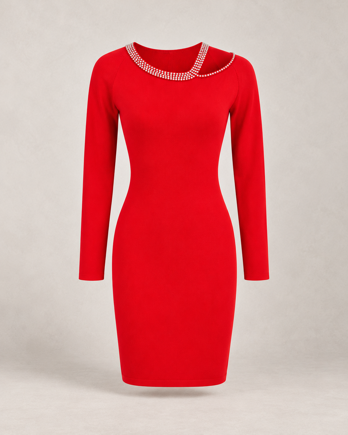 Crystal Collar Bodycon Dress – product showcase