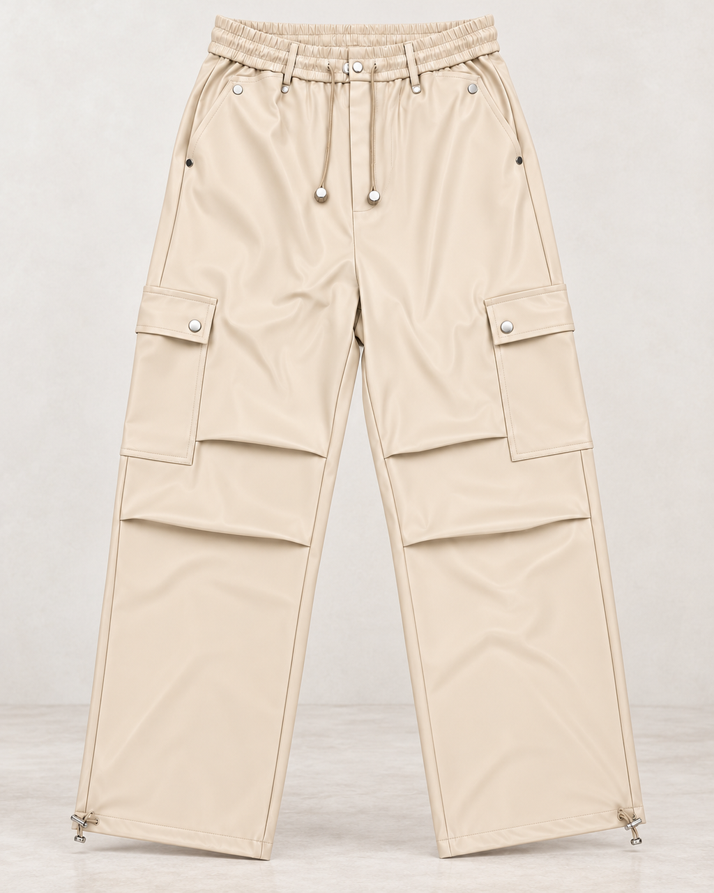 Faux Leather Cargo Pants – product showcase