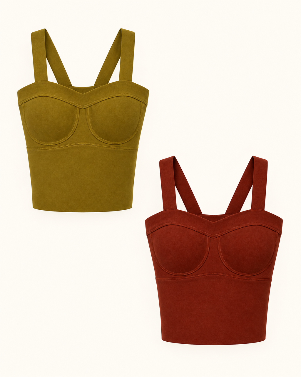 Faux Suede Corset Top – colours comparison