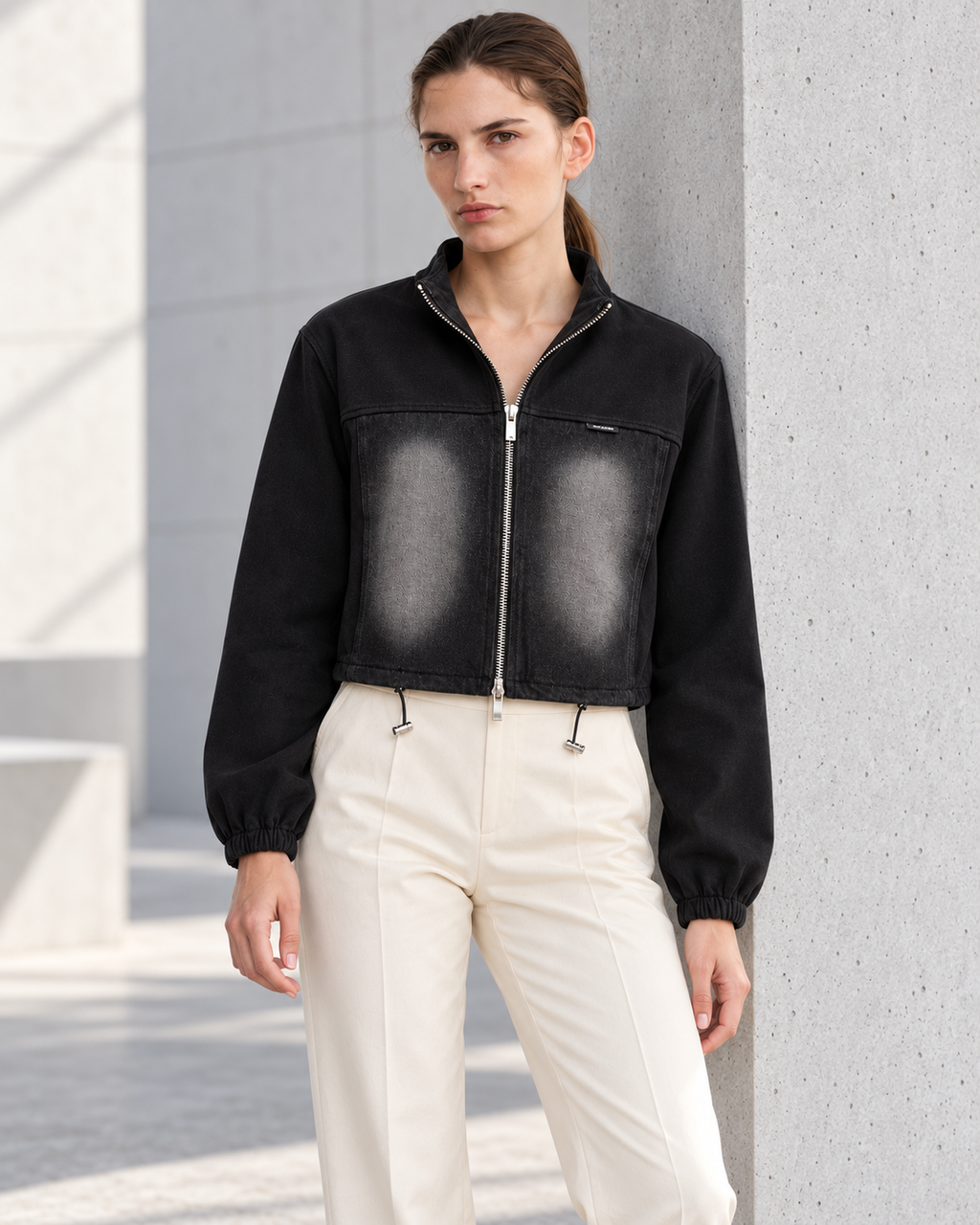 Hybrid Denim Jacket – styled close