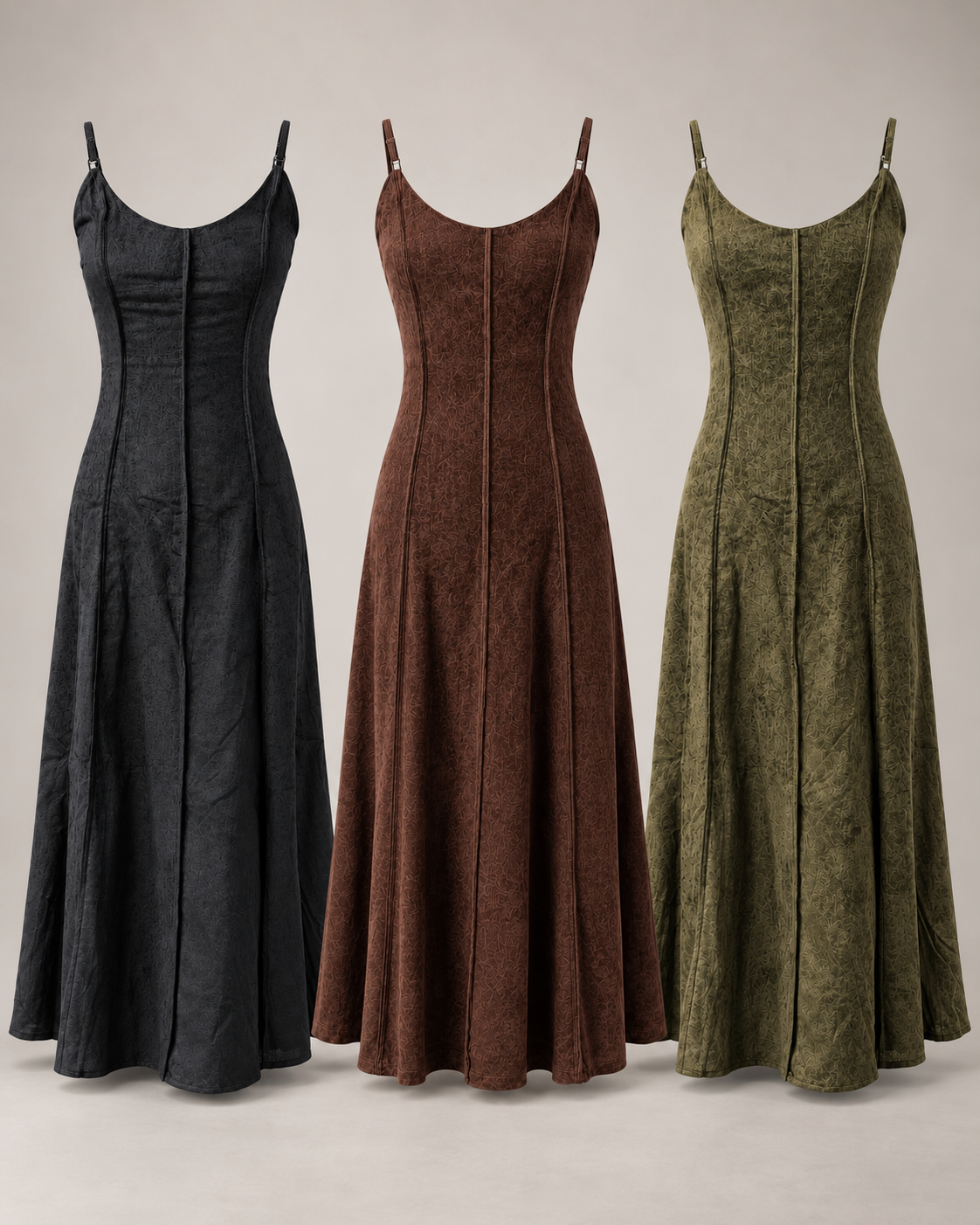 Long Suede Dress – colours