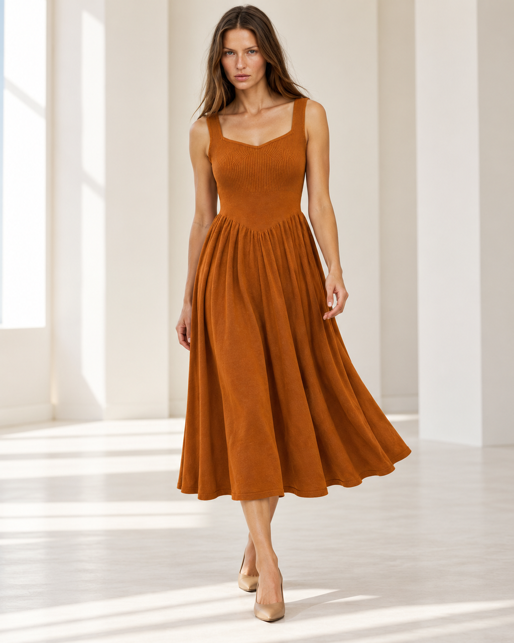 Maple Rib Midi – full length hero