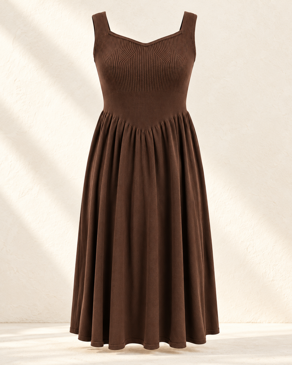 Maple Rib Midi – brown product showcase