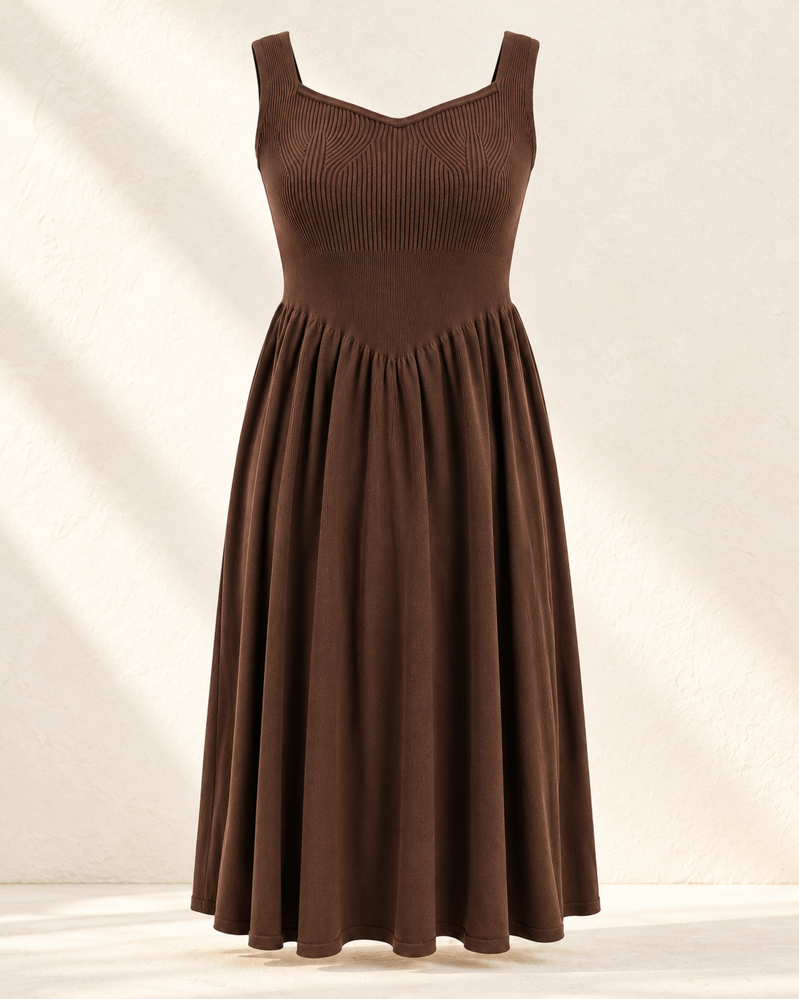 Maple Rib Midi – brown product showcase