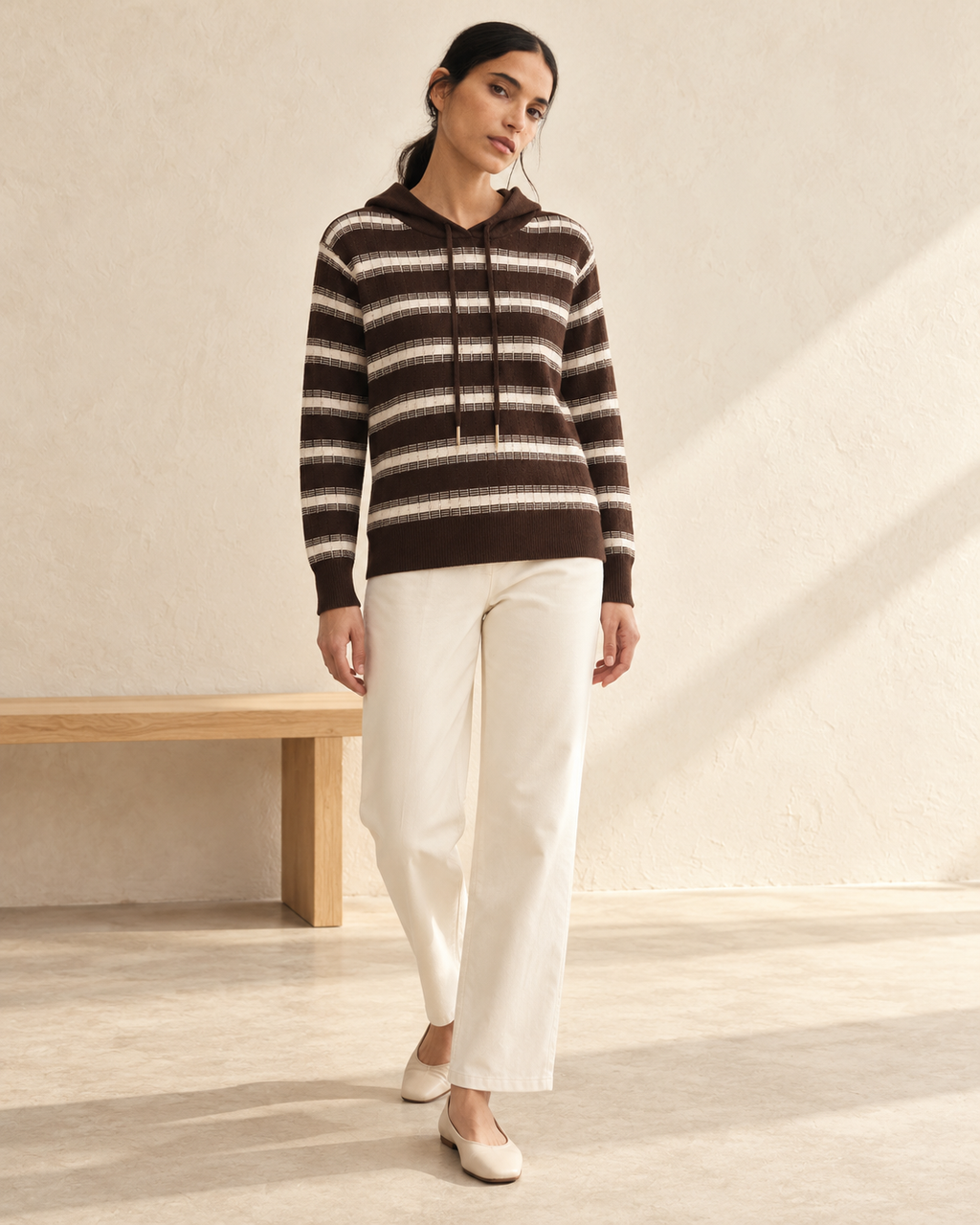 Mariner Knit Hoodie – model hero