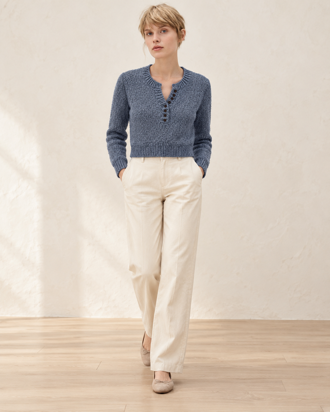 Open Back Knit Top