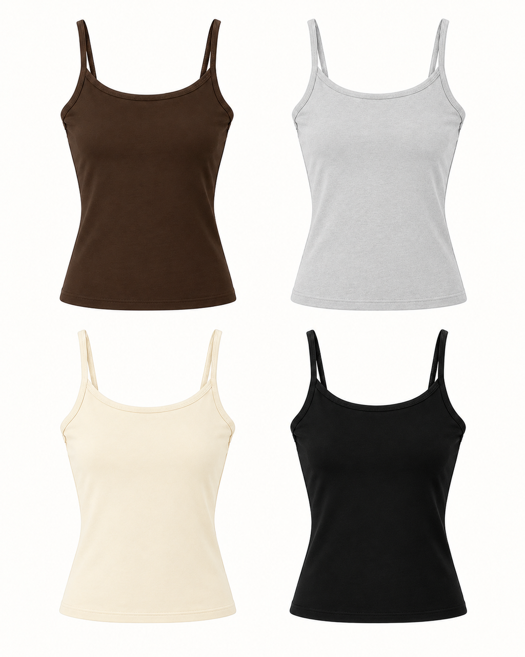 Padded Cami Top – colours comparison