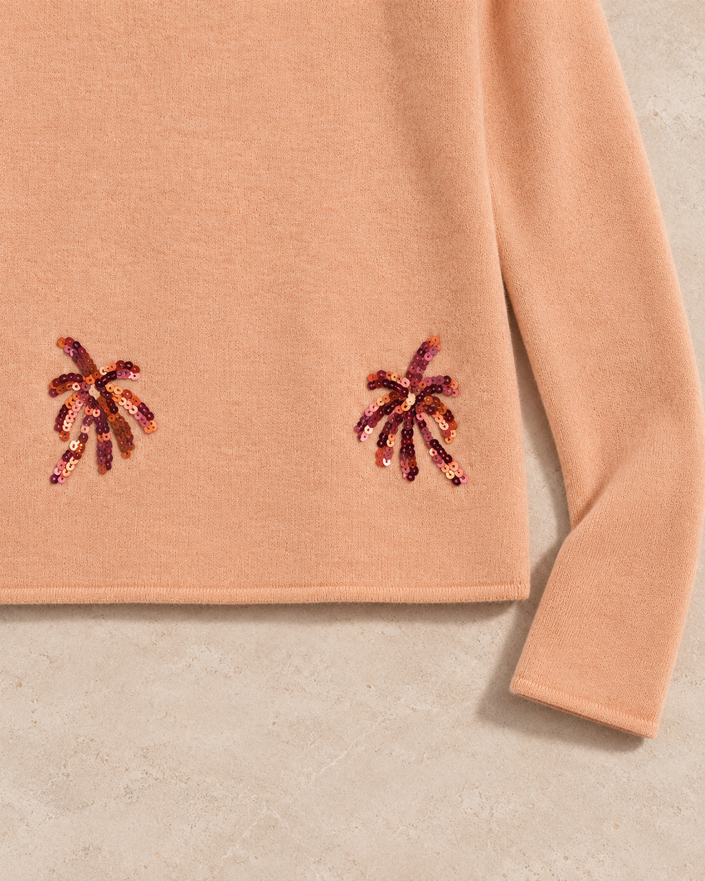 Party Wear Warm Top – hem detail