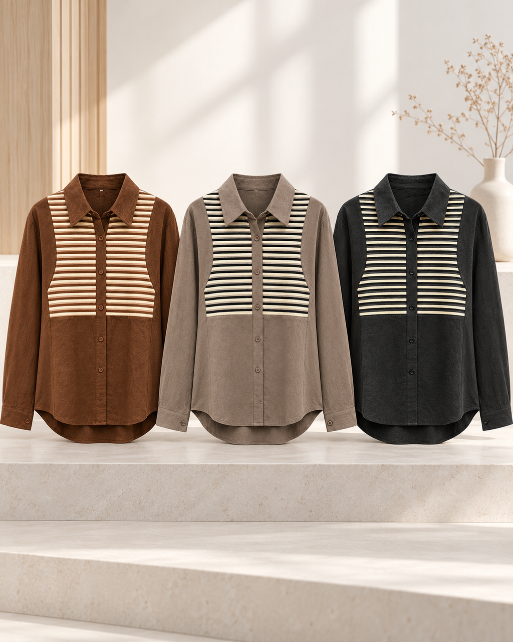 Regular Suede Shirt – colours
