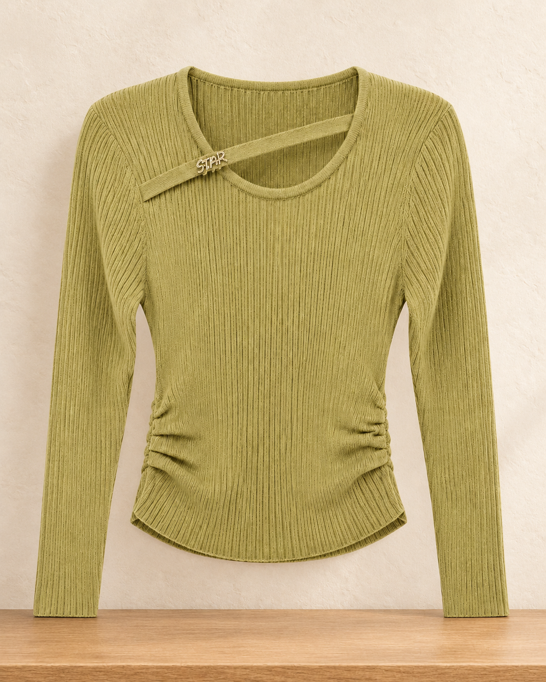 Ribbed Ruched Top – product showcase