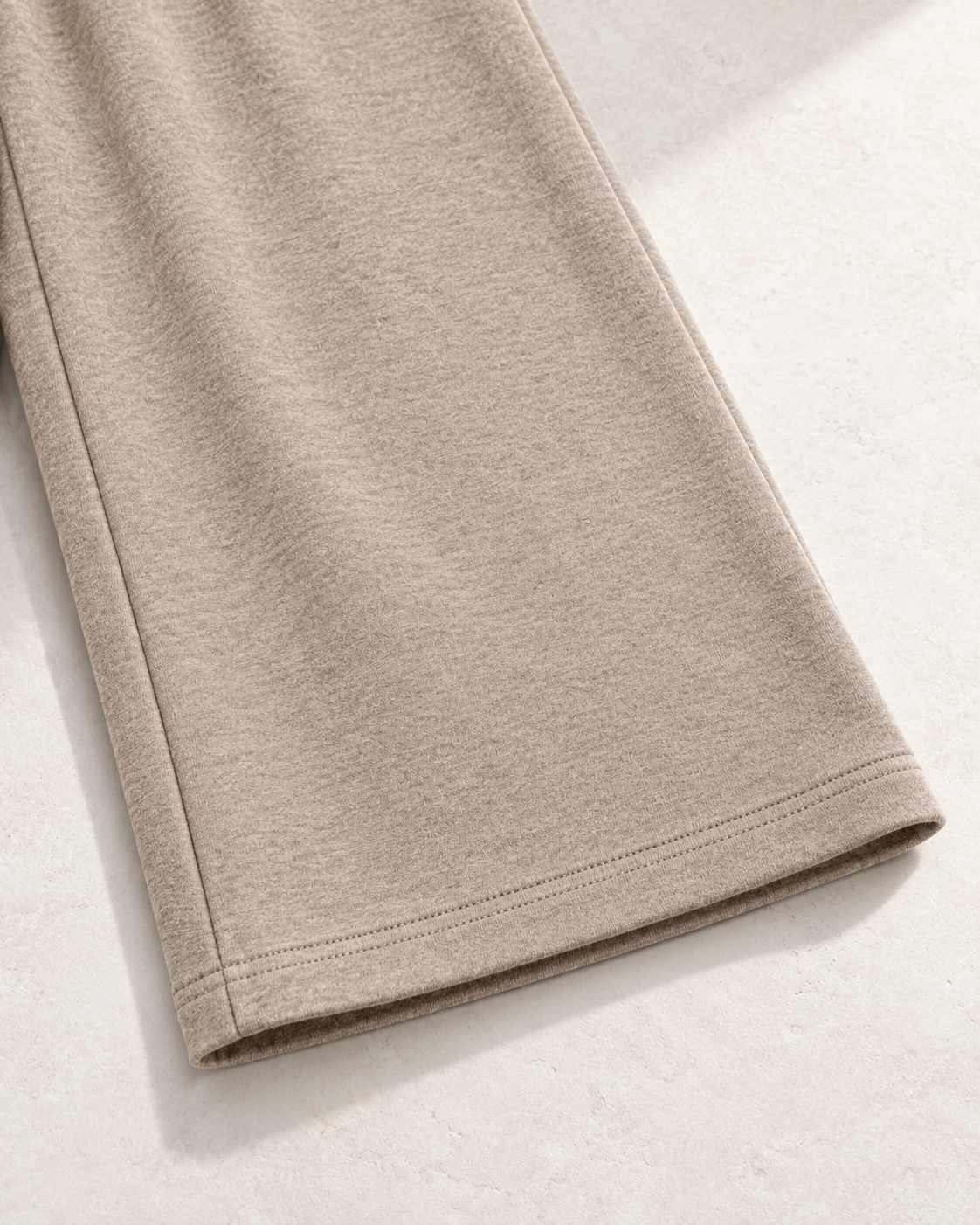 Solid Wide Leg Lowers – hem detail