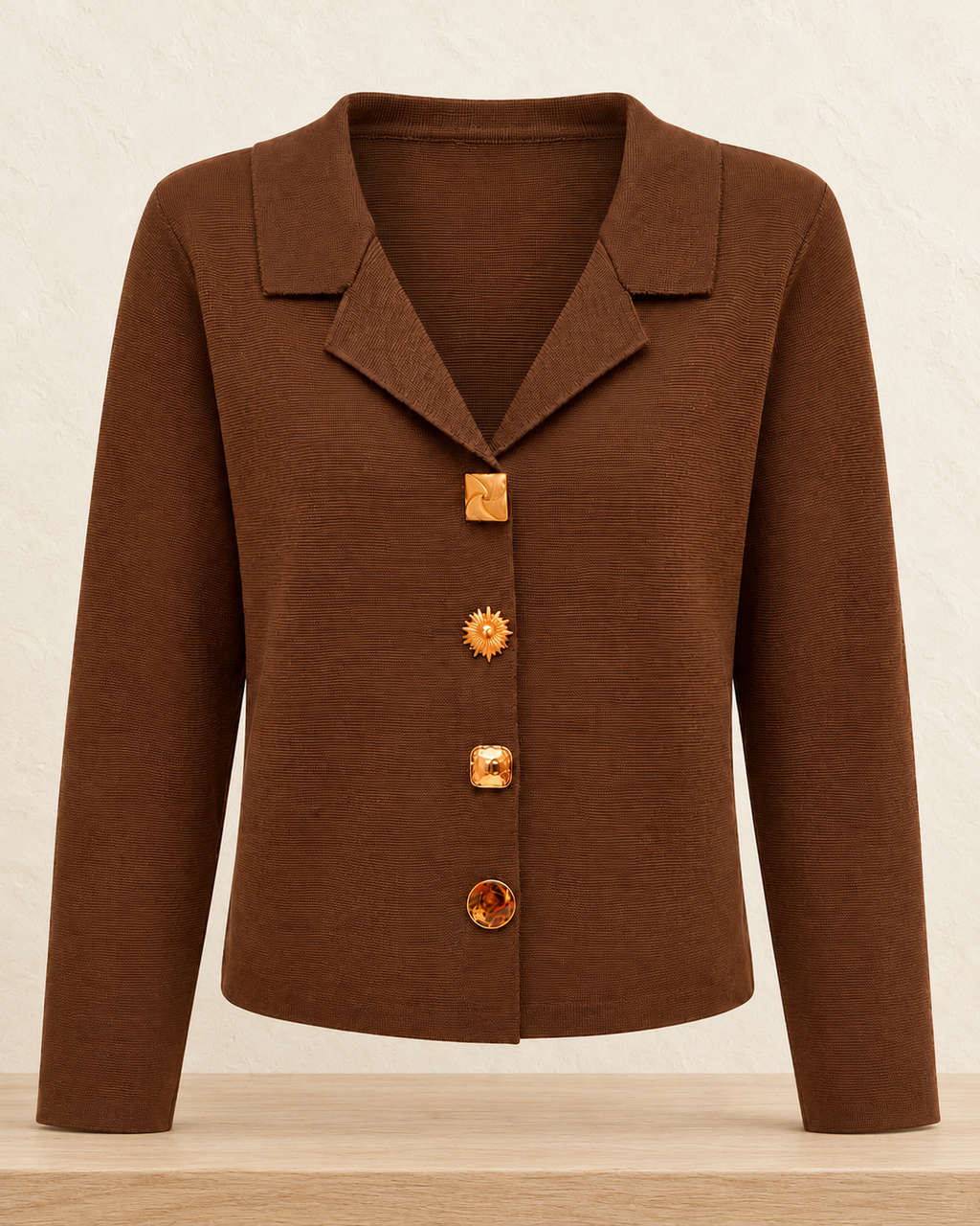 Statement Button Knit Cardigan – product showcase