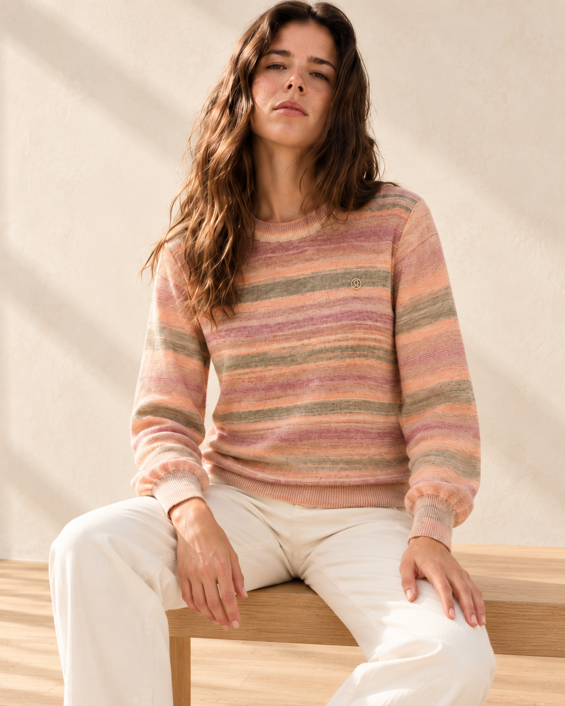 Striped Pullover – closer model