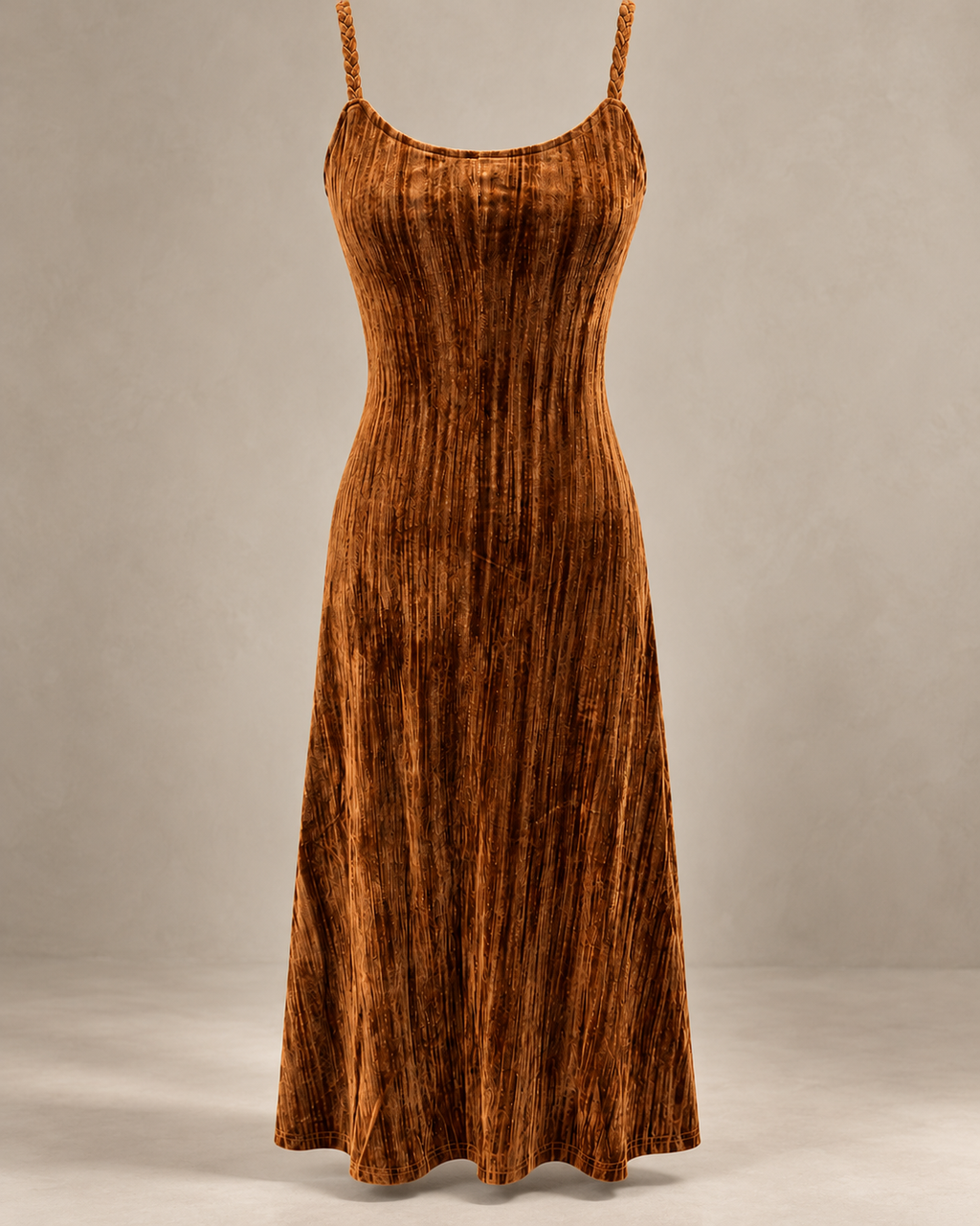 Suede Slip Midi Dress – product