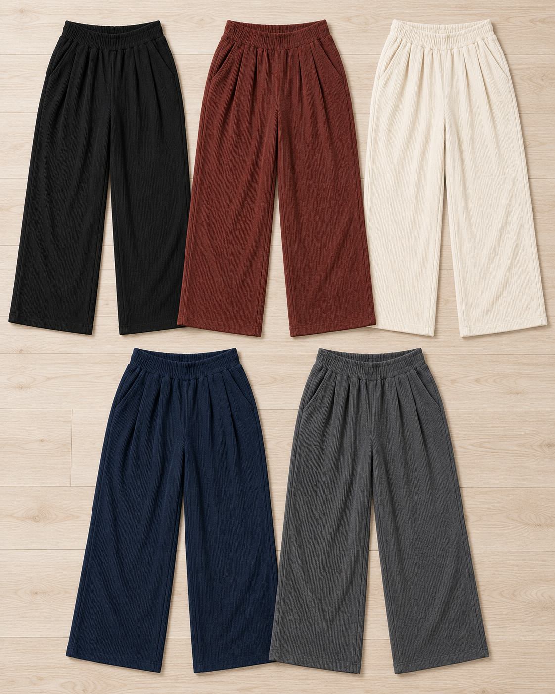 Textured Lounge Trousers – colours