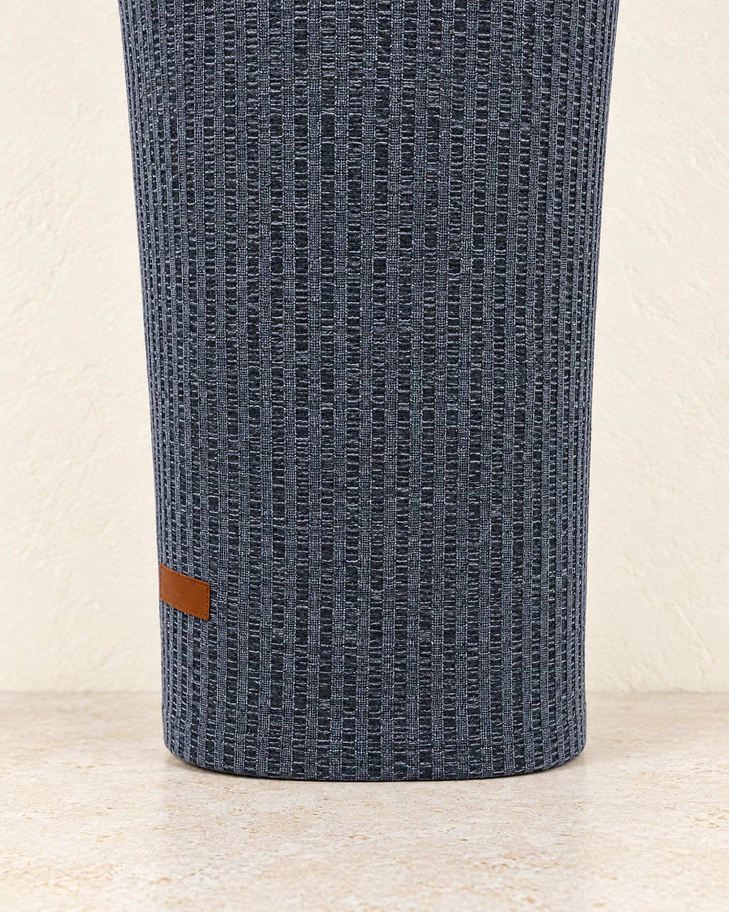 Textured Zip Dress – hem texture detail