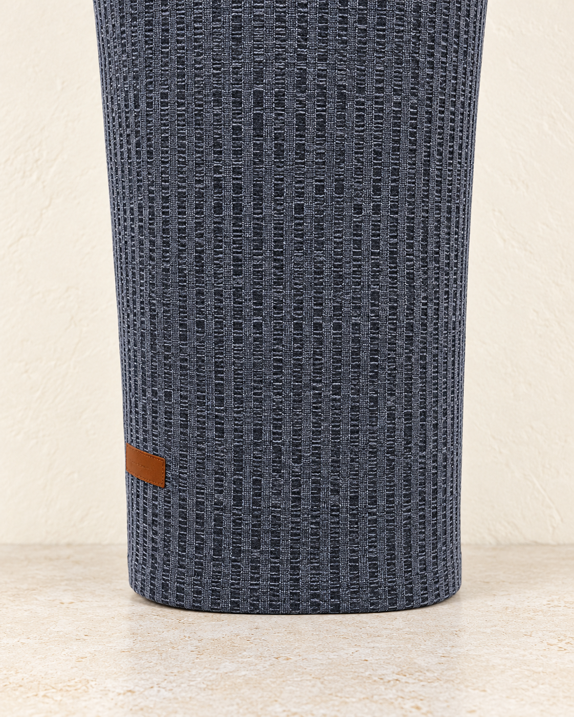 Textured Zip Dress – hem texture detail