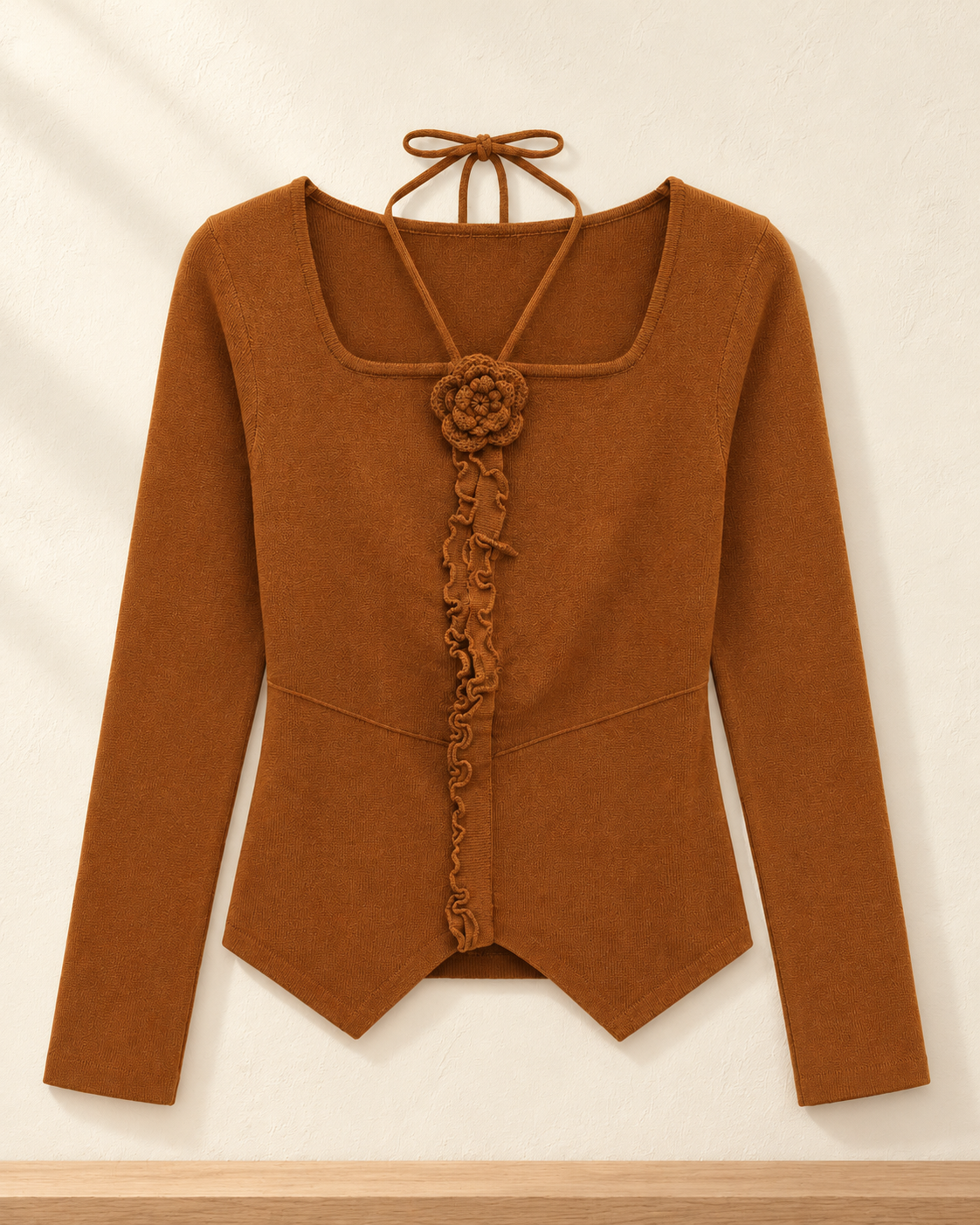 Tie-Back Knit Top – product showcase