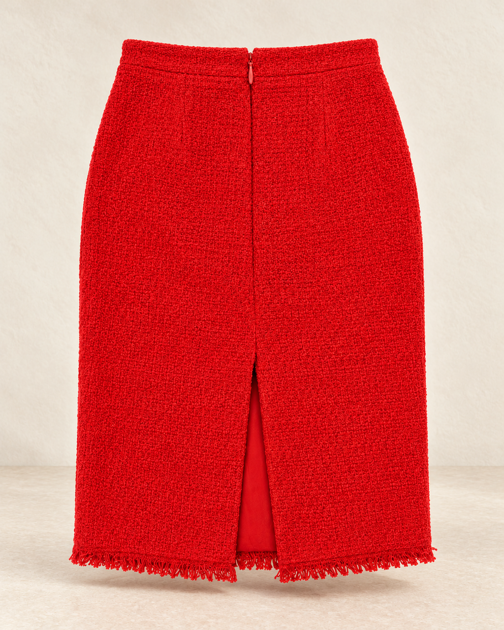 Tweed Jacket & Skirt Co-ord – skirt back construction