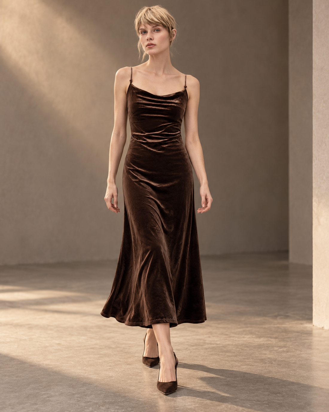 Velvet Evening Dress