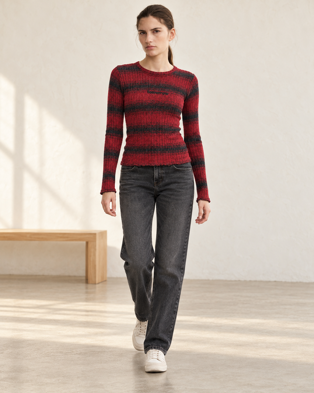 Vintage Fade Rib Top