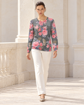 Vintage Floral Top – model hero