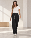 Wide Leg Drawstring Lounge Pants – hero