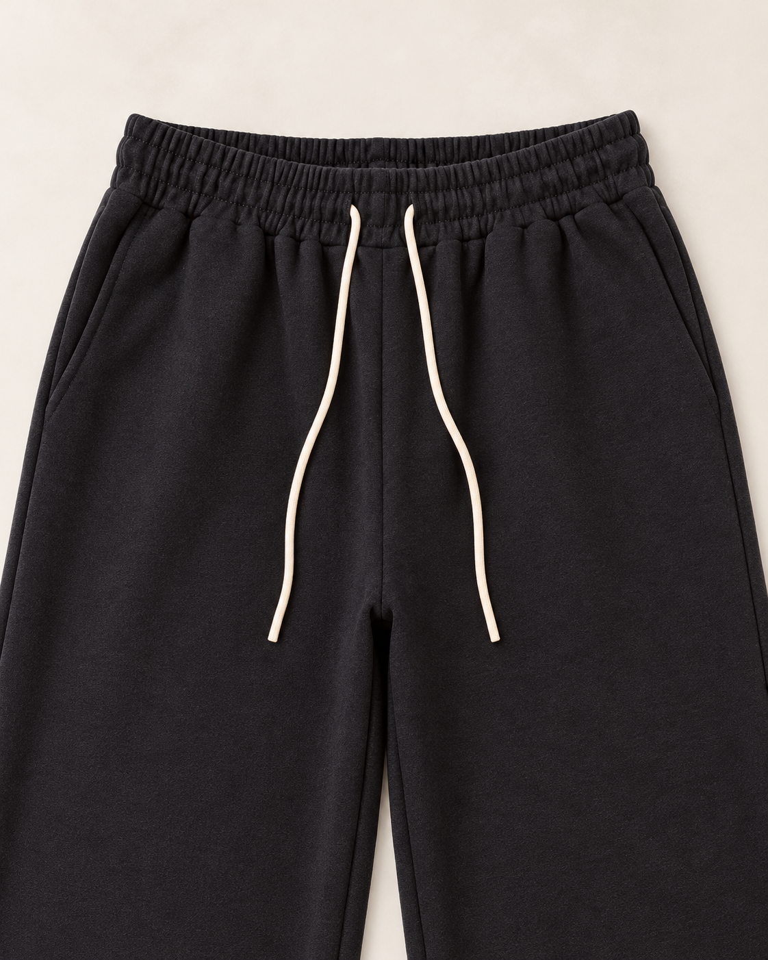 Wide Leg Drawstring Lounge Pants – waist detail